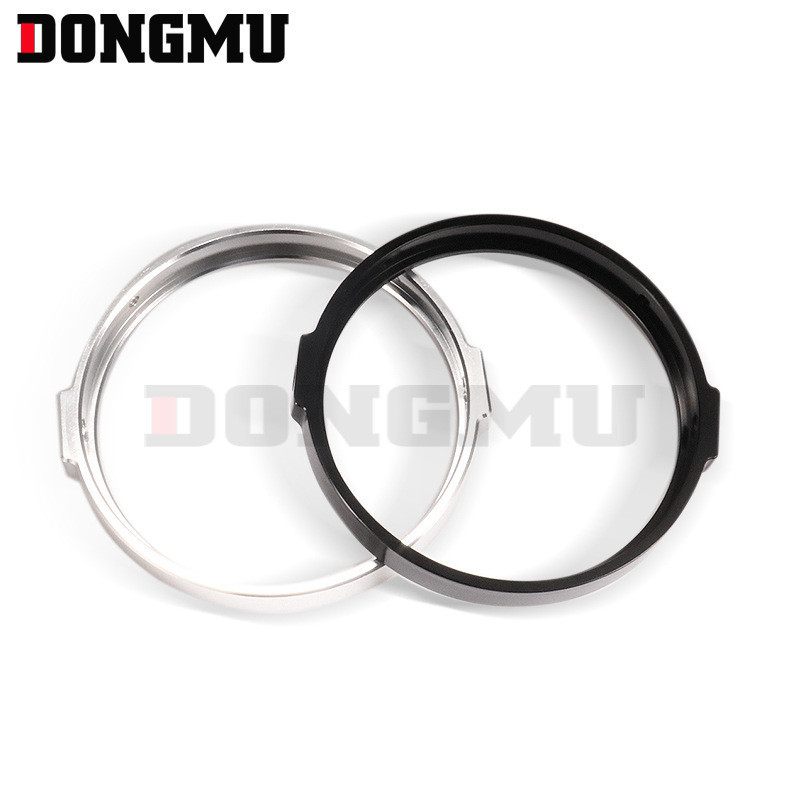 Anel de luz de farol modificado para motocicleta, 19cm, 23cm, anel de farol Harley, suporte de fixação de farol, anel de