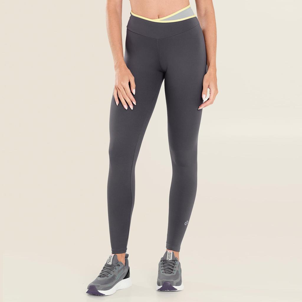 Legging Balance Cinza Carbox Poliamida