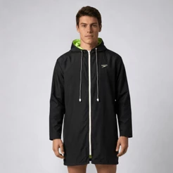 Roupão De Natação Adulto New Malta Speedo - PRETO AMARELO NEON