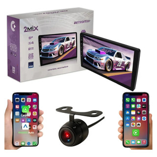Central Multimídia 9 Polegadas 2mIX Gps Android 16 2gb/64gb Processador Quad Core 1.5ghz Carplay E Android USADO
