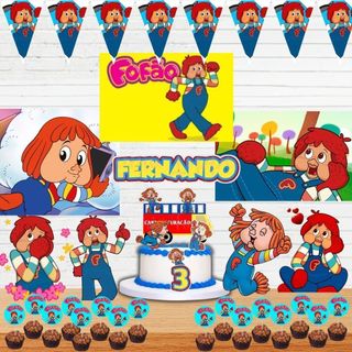 Kit Só Um Bolinho Tema Fofão - Carreta Furacão - A Festa Perfeita Festa em Casa Fofão