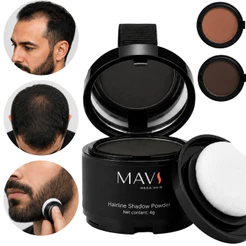 Pó Capilar Masculino 4g Cobre Falhas Cabelo E Barba Mavi