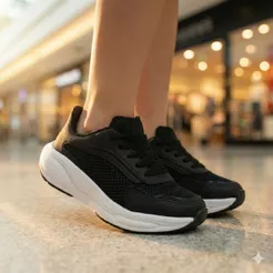 Tênis Infantil Molekinho Esportivo Mesh Preto