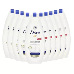 Kit 10 Sabonetes Líquido Dove Nutrição Profunda 250ml