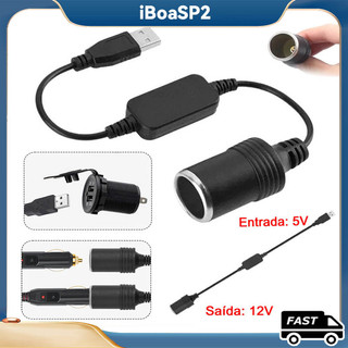 2pcs Adaptador Conversor Controlador Com Fio Porta USB 5V A 12V