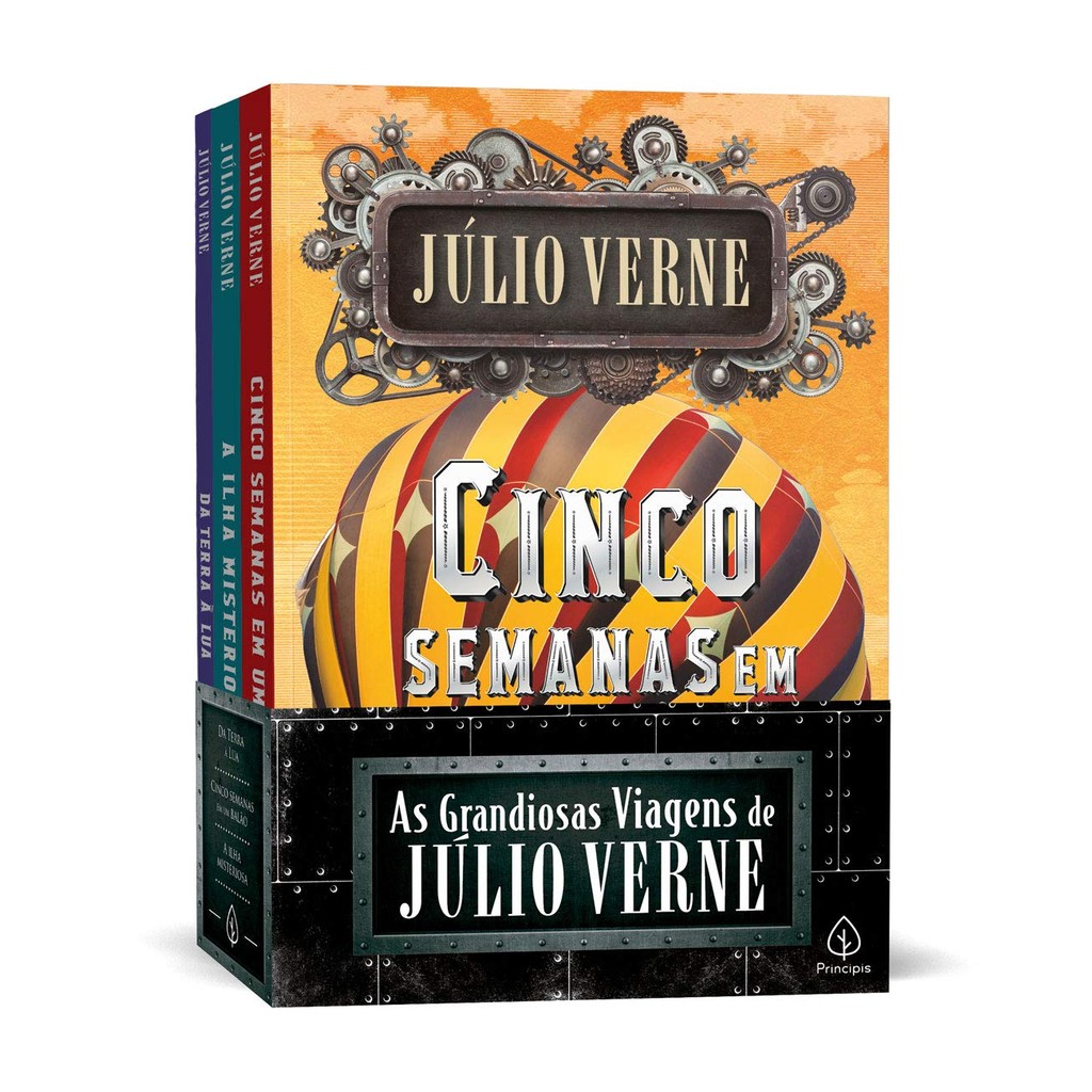 As grandiosas viagens de Júlio Verne | Box com 3 Volumes