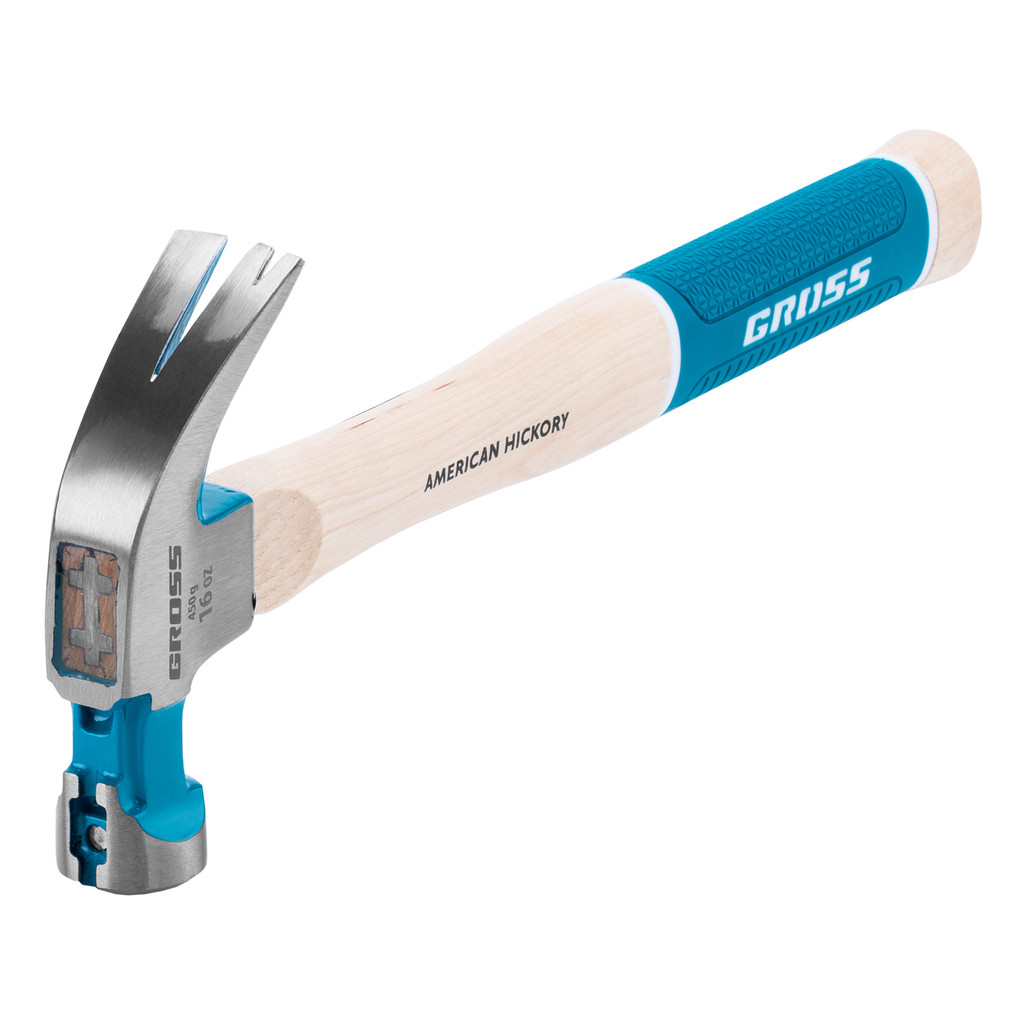 MARTELO UNHA, ACO DE CARBONO, CABECA MAGNETICA, CABO DE MADEIRA, EMBORRACHADO, 33MM, 1PC // GROSS em Oferta na Shopee