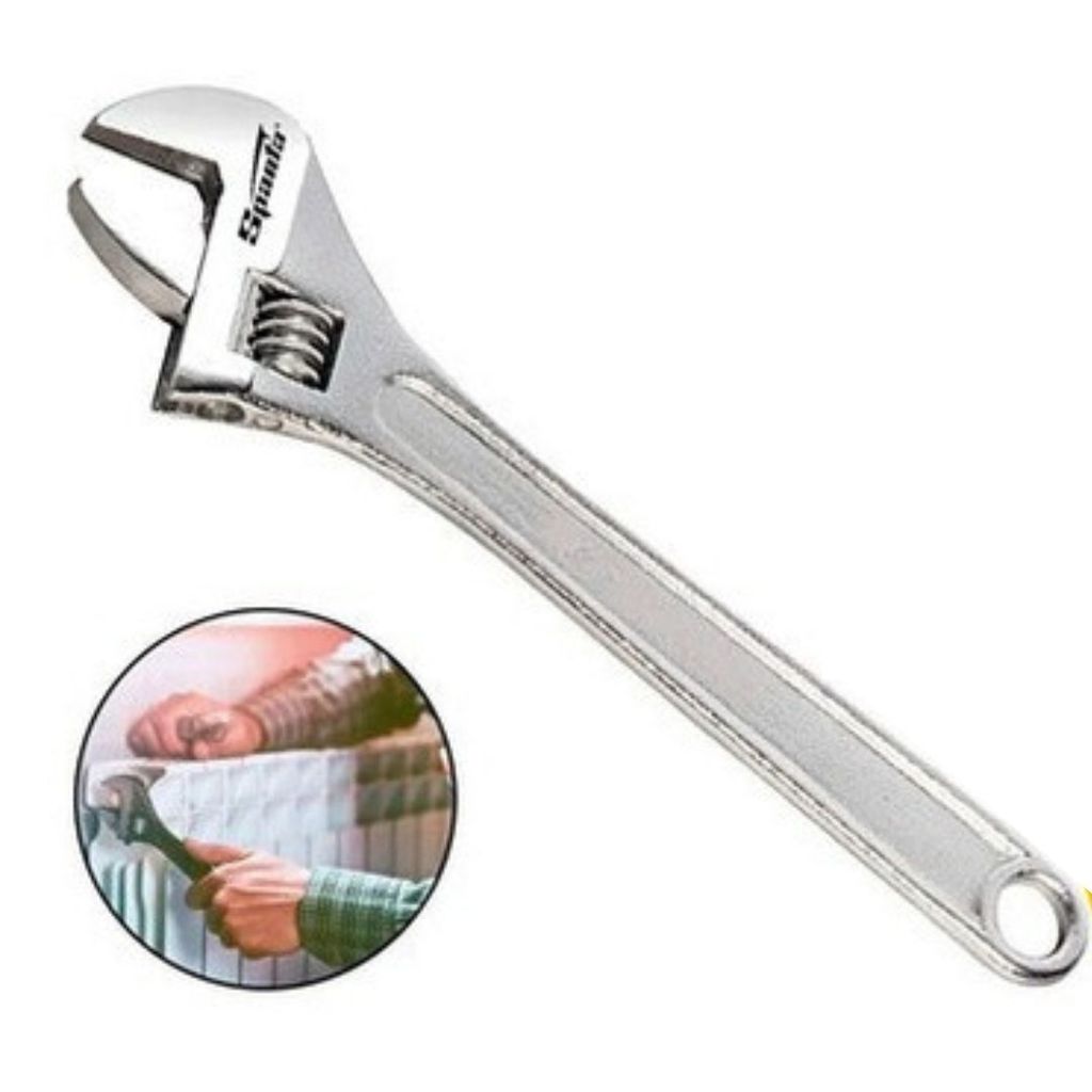 Chave Inglesa Ajustável 10 Pol 250mm Cromada Sparta