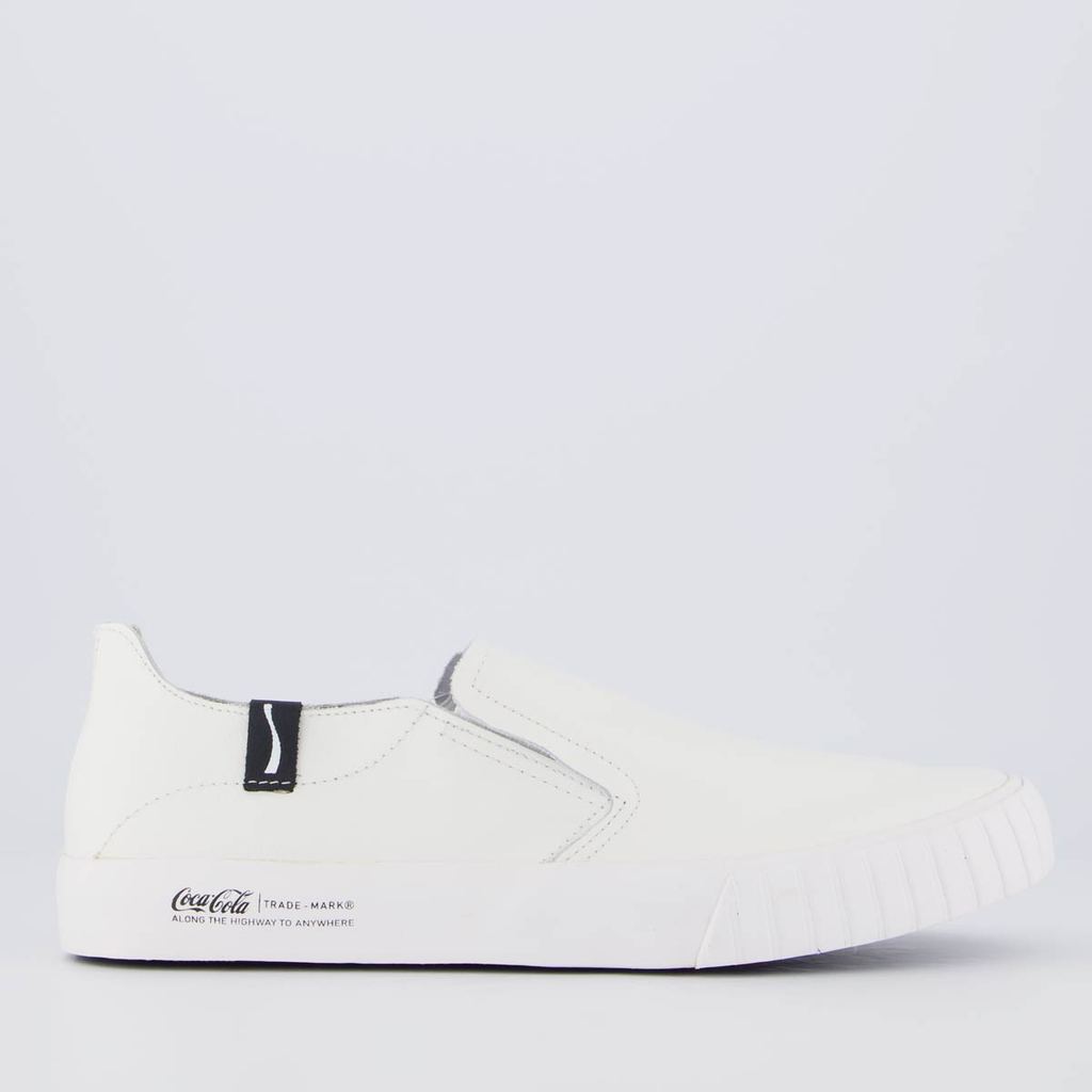 Tênis Coca Cola Philadelphia Leather Branco e Preto em Oferta na Shopee