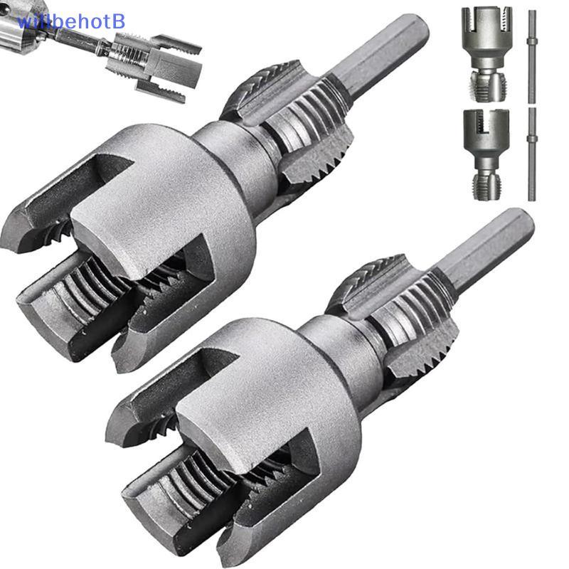 [WillbehotB] Ferramenta De Corte De Rosca De Tubo Integrada De Rosqueamento Interno E Externo Kit De Enfiador De PVC Com