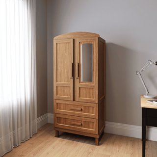 Guarda-roupa Solteiro 2 Portas 2 Gavetas Santana Ypê em Oferta na Shopee