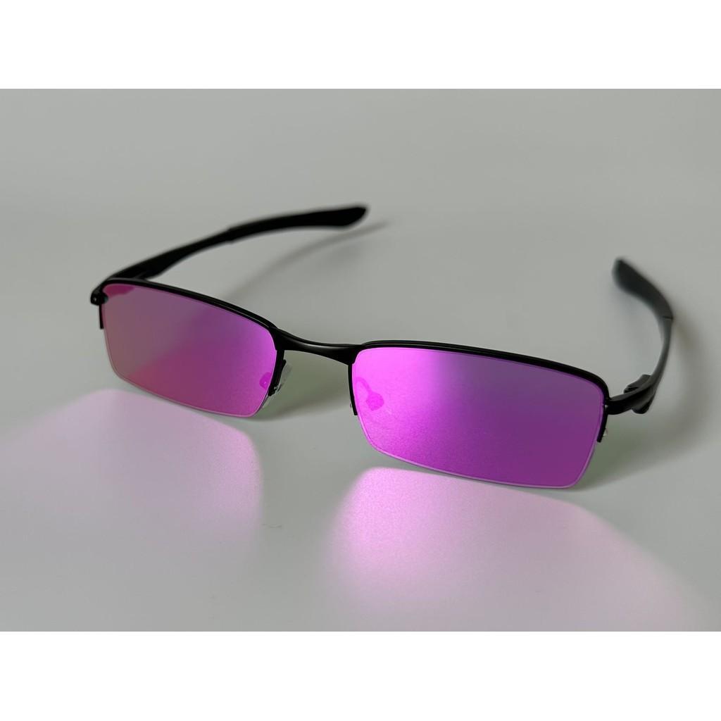 Óculos de Sol Lupa do Vilão Armação Toda em Metal Lentes uv400