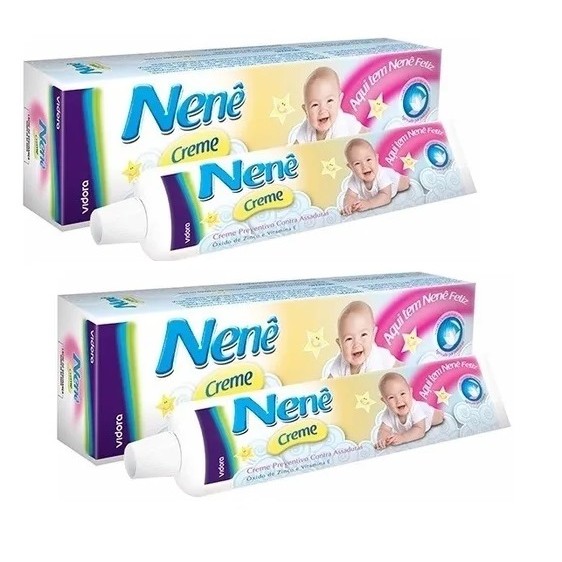 Kit 2 Cremes Preventivo Contra Assaduras Nenê Creme 45g - Vidora