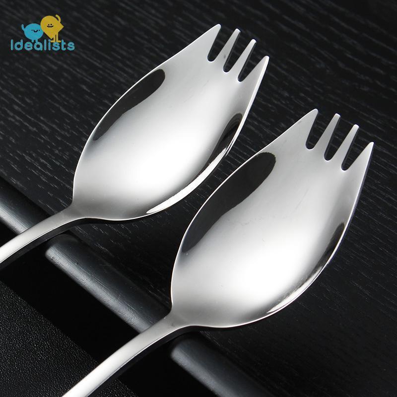 Idealistas 304 Garfo De Aço Inoxidável Colher De Doméstico Uma Salada Bolo Frutas Ocidental Utensílios De Mesa