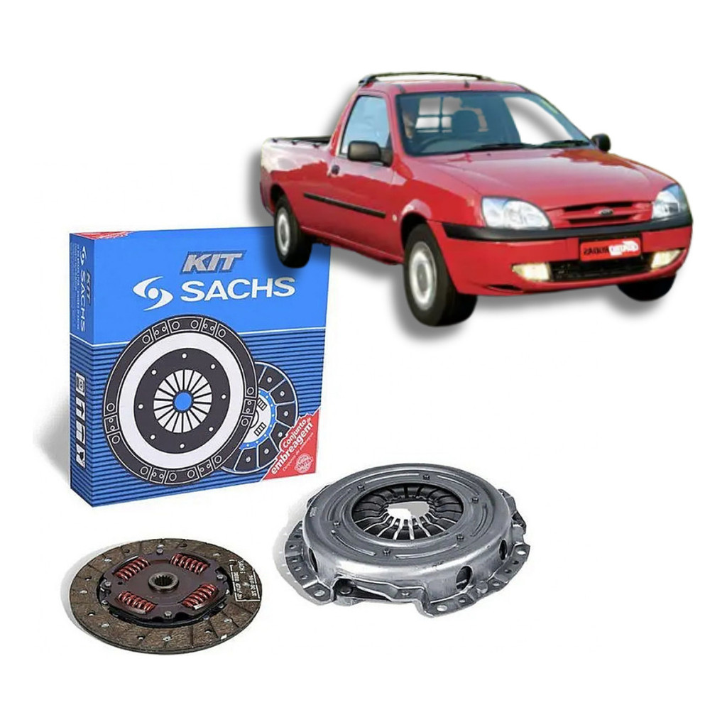 Kit Embreagem Sachs Ford Fiesta Ka 1.6 8v Zete Courier 99/14