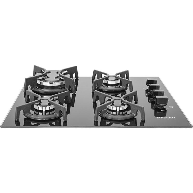 Cook top Vidro 4 queimadores em Oferta na Shopee