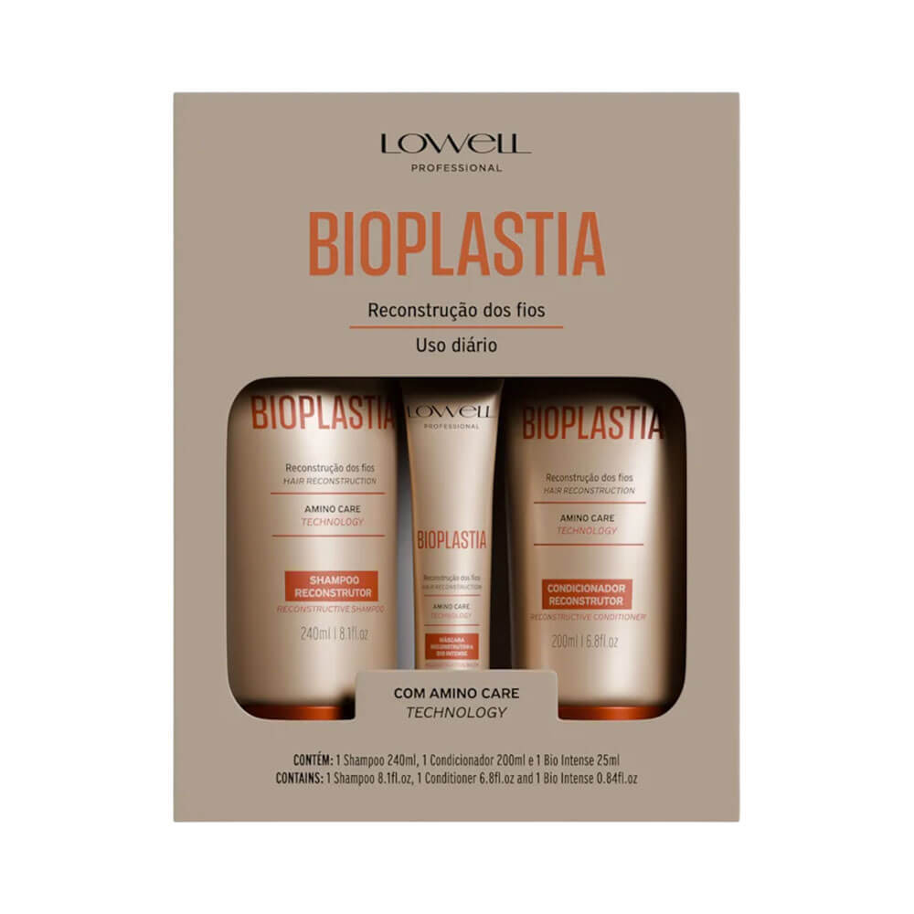 Kit Lowell Bioplastia Reconstrução em Oferta na Shopee