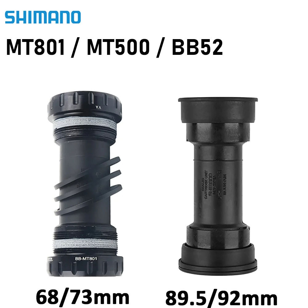 Shimano BB52 MTB Suporte Inferior MT801 BSA MT500-PA Imprensa Ajuste Mountain Bike Movimento Central Da Bicicleta