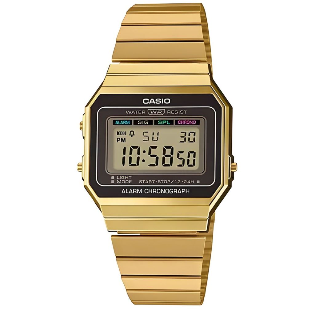 RELÓGIO CASIO FEMININO DOURADO VINTAGE A700WG-9ADF em Oferta na Shopee