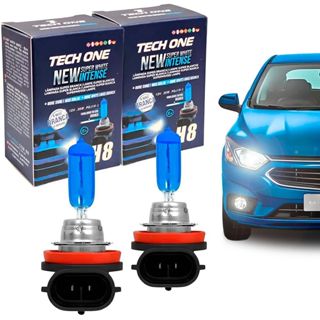 Par Lampada Super Branca H8 8500k Tipo Xenon 12v 35w Techone em Oferta na Shopee