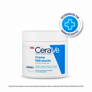 Creme Hidratante Corporal Cerave Ácido Hialurônico Ceramidas Para Pele Seca 454g em Oferta na Shopee