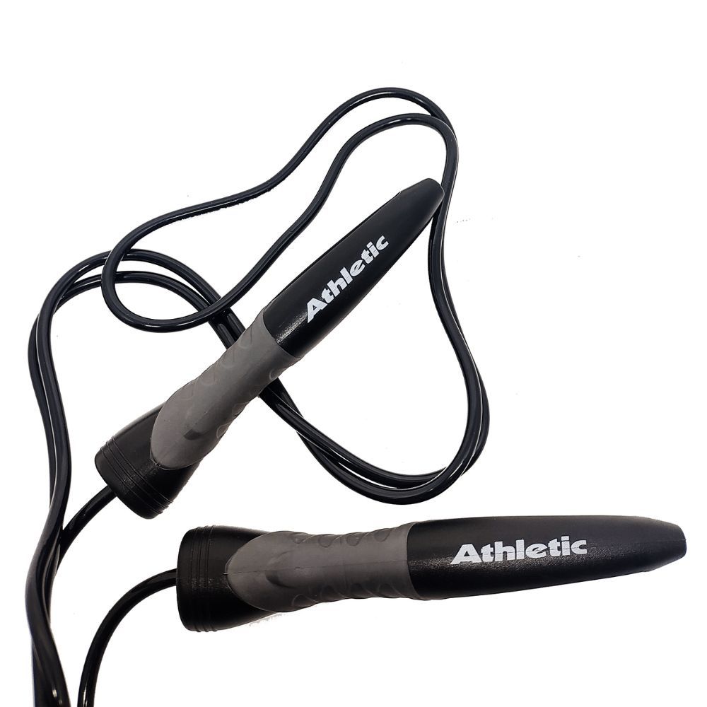Corda de Pular Athletic 3,15m com Rolamento de Aço Anatômica para Treino Fitness Muscular e Aeróbico em Oferta na Shopee