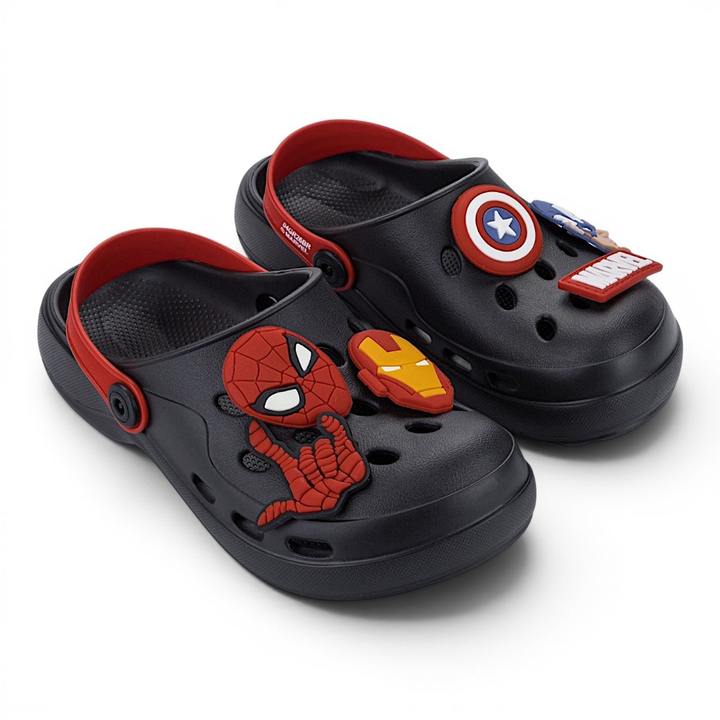Babuche Infantil Marvel Detatch Leve Com Pins Grendene Kids