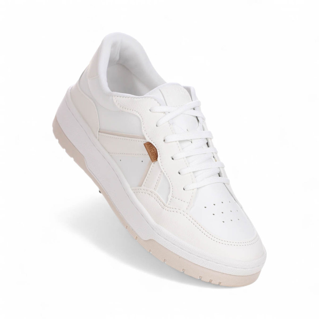 Tênis Anacapri Recortes Kei Branco - Feminino