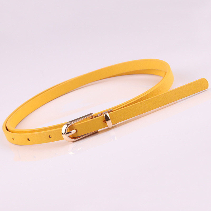 cinto feminino cinto feminino largo Senhoras vestido amarelo cinto verão saia decorativa cintura estreita combinando cam