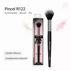 ✨ Pincel Blush Pó Iluminador R122 💖 Macio Multifuncional Profissional | Pronta Entrega SP 🚚 Envio Imediato