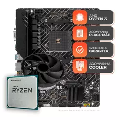 Kit Upgrade Gamer, AMD Ryzen 3 3200G, A520M