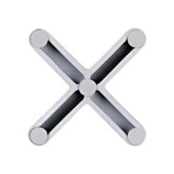 Espaçador JuntaPiso / Cruzeta 4mm - 100pçs - Cortag