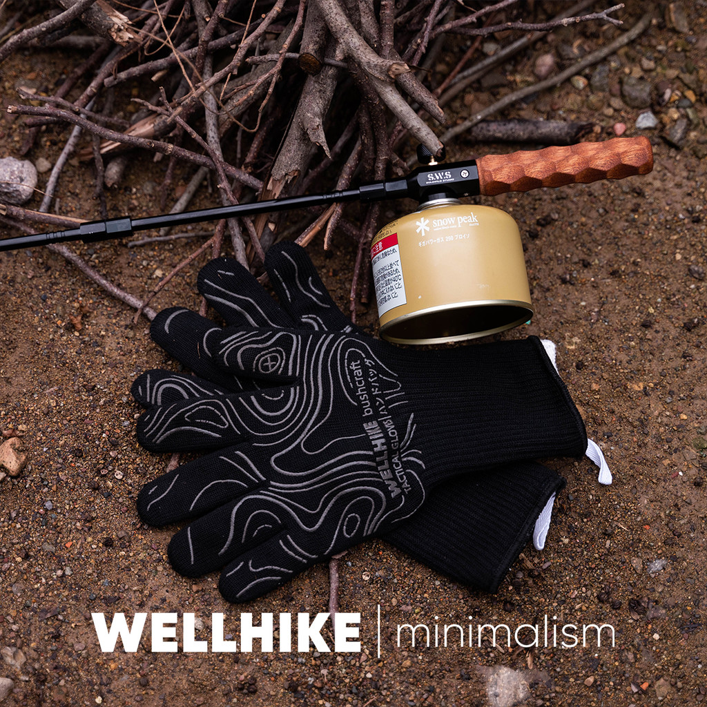 WELLHIKE luvas retardadoras de chamas BushCraft acampamento ao ar livre isolamento térmico estendido Retro quatro estaçõ