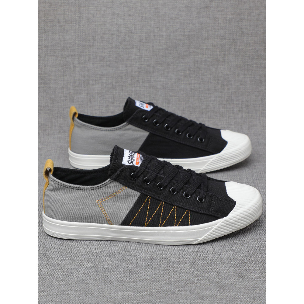 Primavera respirável sapatos masculinos 2026 novo estilo sapatos de lona sapatos casuais masculinos tênis na moda velho