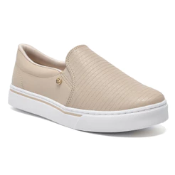 Tênis Via Marte Feminino Slip On Texturizado Calce Fácil
