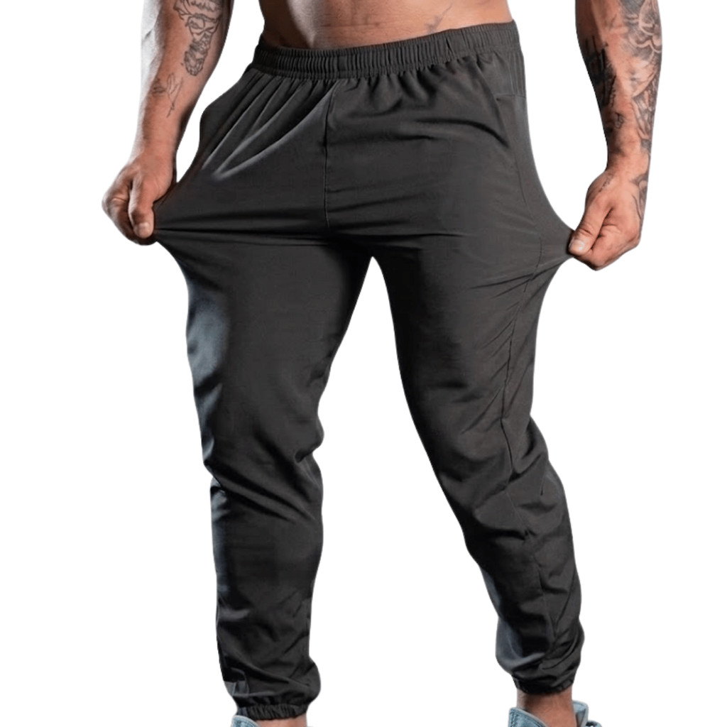 Calça Jogger  P ao G3 Tactel com Elastano para Treino Esportiva Masculina