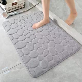 1/2 Tapete Absorvente de Secagem Rapida Atiderrapante de Banheiro/Porta de Entrada