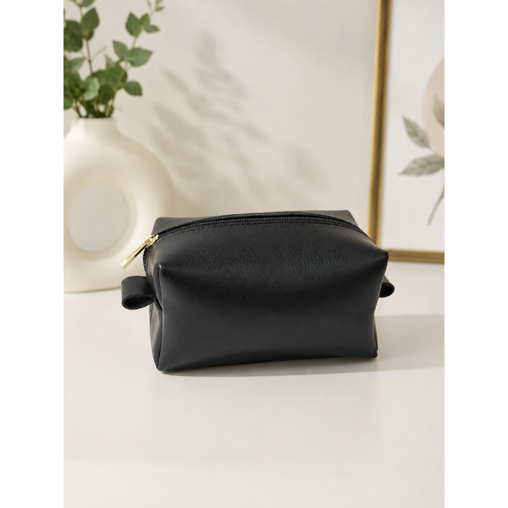 Necessaire Feminina Couro Sintético Organizadora Maquiagem Viagem