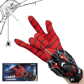 Spider Web Shooter-Real Slinger Que Atira Na Verdade Para Crianças , Carregamento USB Tipo c , Distância Do Lançador De 