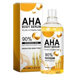 Pacote com 2 unidades do Sérum Body Seren Plus com Vitaminas C e E, um ácido para cuidados com a p