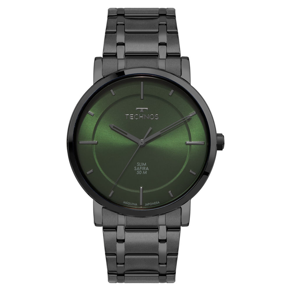 Relógio Technos Masculino Slim Grafite - GL32CA/1V