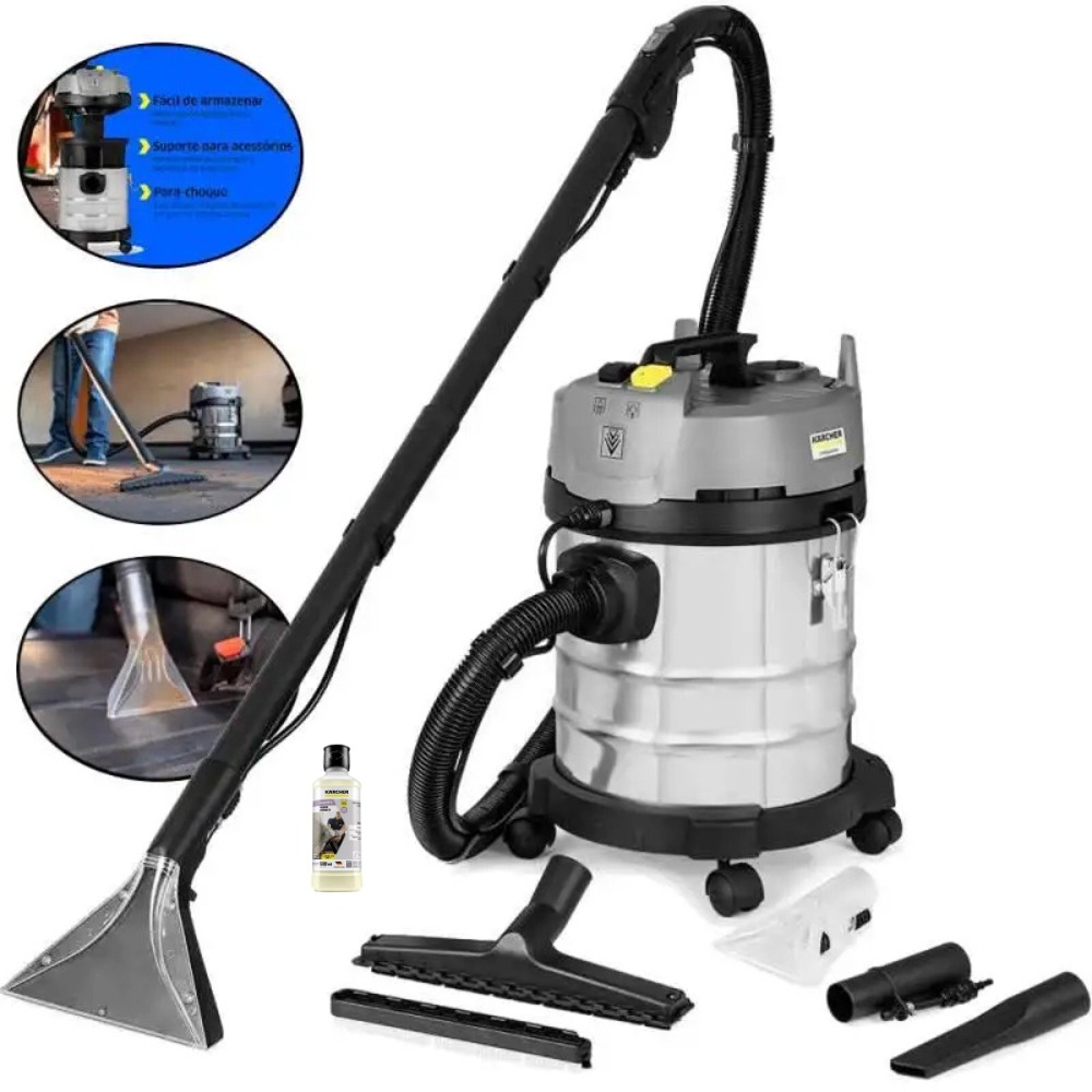 Aspirador e Extrator 1700W Puzzi 4/20 Classic com Detergente KARCHER