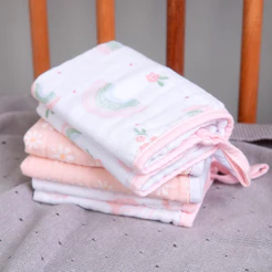 Kit 3 Panos de Boca Papi Soft 100% Algodão 40x40cm - Fralda para Bebê