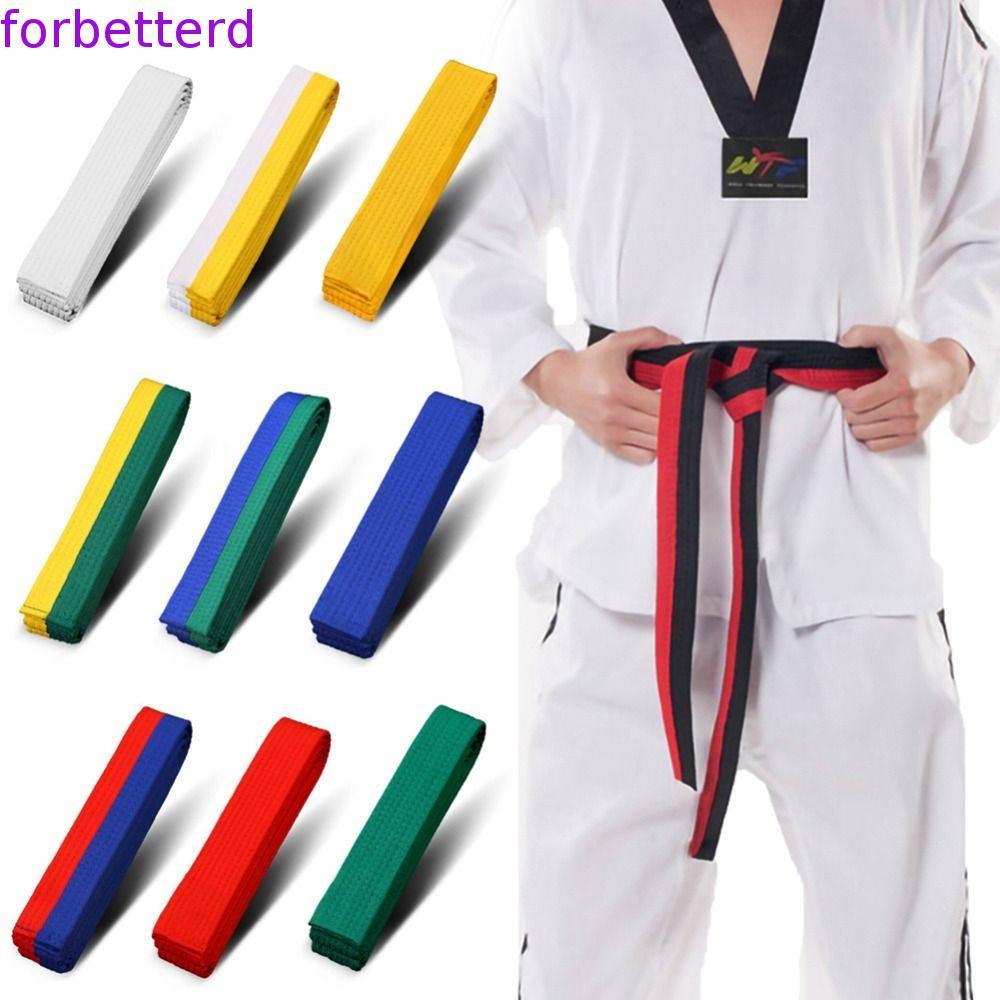 FORBETTERD Taekwondo Cintos Judo Profissional Jiu Jitsu Padrão Cintura Protetora Cinto De Classificação De Karatê