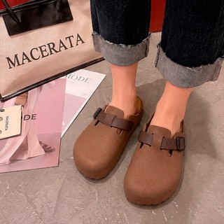 Mule Clog Feminino Confortável Antiderrapante Super Leve no Estilo Boston Minimalista Ref: C-01