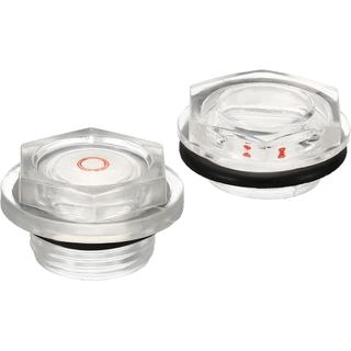 Vidro de Visão do Nível de Óleo MECCANIXITY 3/4PT 3/4NPT com Rosca Macho para Compressor de Ar, Pacote com 3