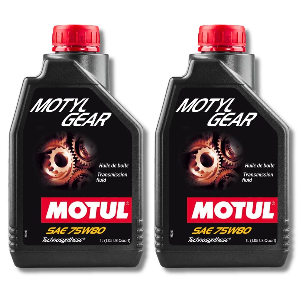 2L Óleos Lubrificante Câmbios Manuais TRANSMISSAO Motul Motyl Gear 75w80 KIT MANUTENÇÃO