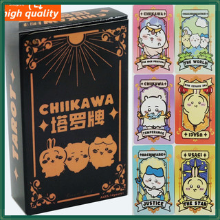 Chiikawa Tarot Oracle Cards Alta Qualidade Jogos De Tabuleiro Cigano Oráculo Predição Festas RiderWaiteSmith Lenormand