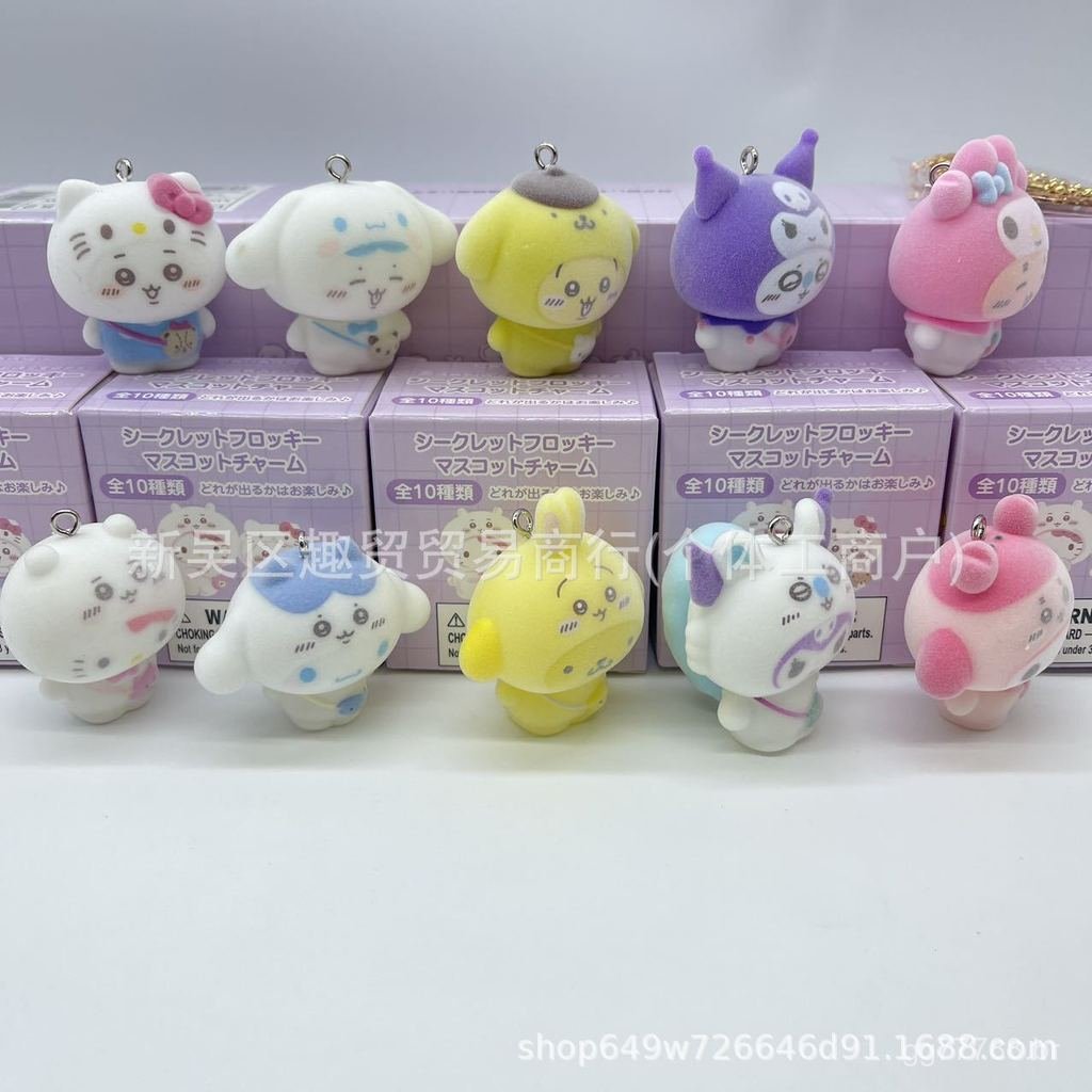 Produto novo e muito vendido: Brinquedos em caixa surpresa da moda, Sanrio O&Self-Deprecating Bear, KT Cat, brinquedo de
