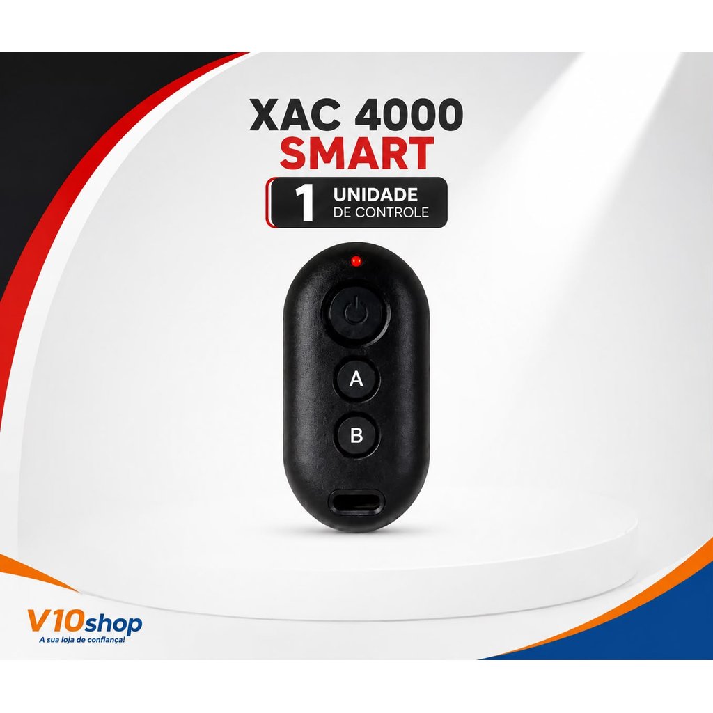 Controle Remoto Alarme Xac 4000 Smart Intelbras  Preto V10 SHOP